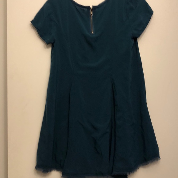 Turquoise flowy mini dress is perfect condition! - Picture 2 of 2